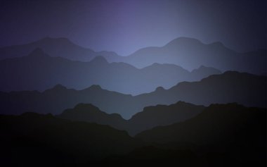 Çizgiler, oval koyu mavi vektör şablonu. Tamamen yeni bir renk illüstrasyon dağ tarzında. Yeni bir doku için reklam, kitapçıklar, broşürler.