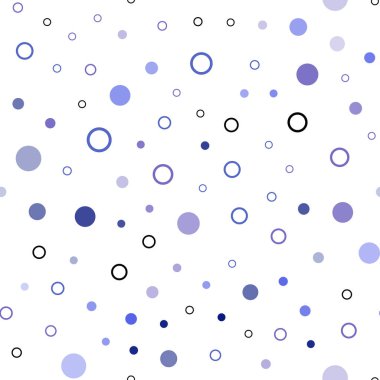 Hafif mavi vektör noktalar ile sorunsuz kapak. İllüstrasyon renkli soyut daireler parlayan ayarlanmış. Desen için modaya uygun Kumaş, duvar kağıtları.