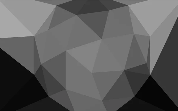 Fond Polygonal Vecteur Gris Clair Illustration Colorée Dans Style Polygonal — Image vectorielle