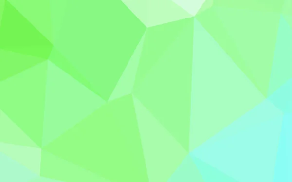 Licht Groen Vector Abstracte Veelhoekige Patroon Moderne Geometrische Abstracte Illustratie — Stockvector