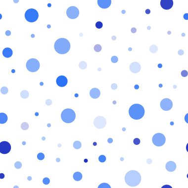 Hafif mavi vektör sorunsuz zemin noktalar ile. İllüstrasyon renkli soyut daireler parlayan ayarlanmış. Tekstil, kumaş, duvar kağıtları için tasarım.