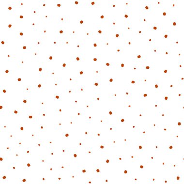 Koyu turuncu vektör daireler ile sorunsuz şablonu. Soyut illüstrasyon renkli baloncuklar doğa tarzı ile. Kartvizit, Web siteleri için şablon.