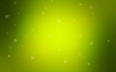 Açık yeşil, sarı vektör şablon daireler ile. Renkli gradyan ile arka plan üzerinde bulanık kabarcıklar. Desen-ebilmek var olmak kullanılmış için reklam, broşür.