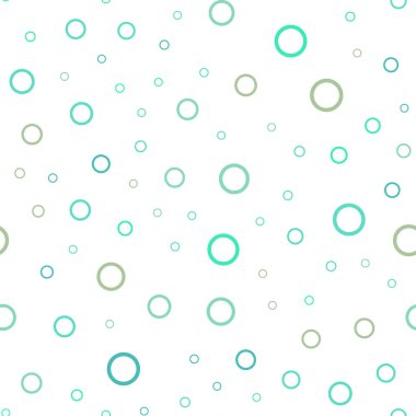 Işık yeşil vektör disklerle sorunsuz doku. İllüstrasyon renkli soyut daireler parlayan ayarlanmış. Desen-ebilmek var olmak kullanılmış için fütüristik reklam, kitapçıklar.