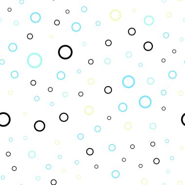 Açık mavi, yeşil vektör disklerle sorunsuz doku. Renkli gradyan ile arka plan üzerinde bulanık kabarcıklar. Desen-ebilmek var olmak kullanılmış için güzel web siteleri.