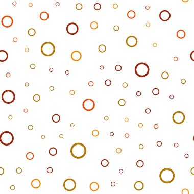 Koyu turuncu vektör noktalar ile sorunsuz kapak. Bulanık daireler doğa tarzı ile güzel renkli resimde. Desen doku duvar kağıdı olarak kullanılabilir.