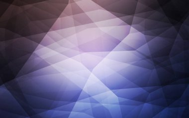 Pembe ışık, vektör soyut poligonal model mavi. Çokgen şekilleri ile bir örnek. Web siteniz için köşeli tasarım.