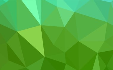 Hafif mavi vektör degrade üçgenler şablonu. Çokgen şekilleri ile bir örnek. İşiniz için yeni tasarım.