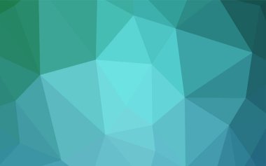 Koyu mavi, kırmızı Çokgen arka plan vektör. Poligonal illüstrasyon parlayan, hangi üçgen oluşur. İşiniz için yeni tasarım.