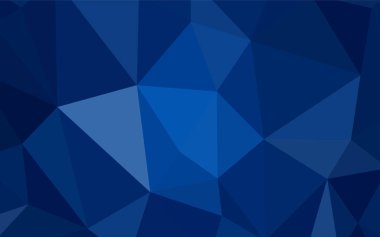 Karanlık çok renkli vektör soyut poligonal şablonu. Poligonal illüstrasyon parlayan, hangi üçgen oluşur. İş tasarımınız için yeni stil.