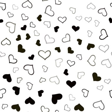 Koyu kırmızı renkli kalpler ile Dikişsiz desen vektör. Renkli gradyan ile bulanık arka plan kalpler. Desen-ebilmek var olmak kullanılmış için valentine's reklam, kitapçıklar.