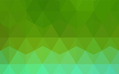 Işık yeşil vektör degrade üçgenler doku. Üçgen geometrik örnek gradyan ile. Afiş için tamamen yeni şablon.