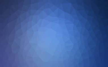 Hafif mavi vektör poligonal model. Üçgenler ile renkli soyut resimde. Desen için bir marka kitabın zemin.