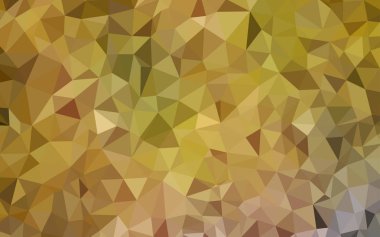 Koyu yeşil, sarı vektör degrade üçgenler desen. Gradyan ile Origami tarzında yaratıcı geometrik şekil. Web siteniz için yeni bir doku.