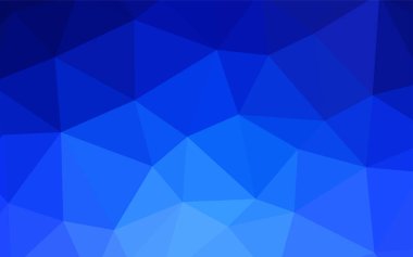 Hafif mavi vektör arka plan poligonal. Gradyan ile zarif parlak poligonal illüstrasyon. İşiniz için yeni tasarım.