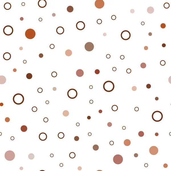 Темно Оранжевый Вектор Пятнами Абстрактная Иллюстрация Цветными Пузырями Стиле Природы — стоковый вектор