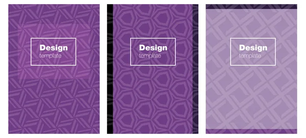 ライト紫ベクトル デザインのパンフレット テキスト ボックスとキラキラ抽象デザイン コンセプト パターン ノートブック — ストックベクタ