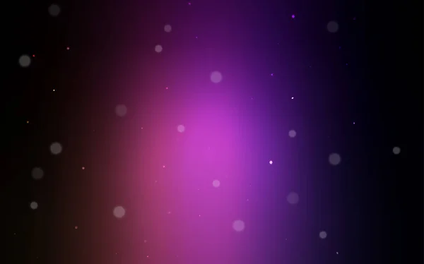 Dark Purple Fondo Vectorial Rosa Con Puntos Ilustración Abstracta Brillante — Archivo Imágenes Vectoriales