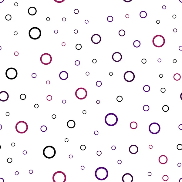 Dark Pink Yellow Vector Seamless Backdrop Dots Beautiful Colored Illustration — Stock Vector