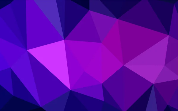 Тёмно Фиолетовый Векторный Градиент Текстуры Треугольников Красочная Иллюстрация Абстрактном Стиле — стоковый вектор