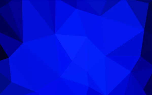 Texture Mosaïque Triangle Vectoriel Bleu Foncé Illustration Colorée Brillante Avec — Image vectorielle