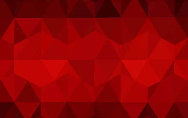 Темно Красный Вектор Сияющий Треугольной Планировкой Совершенно Новая Цветная Иллюстрация — стоковый вектор