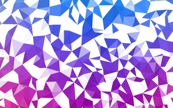 Hellrosa Blaue Vektor Polygonale Vorlage Glitzernde Abstrakte Illustration Mit Eleganten — Stockvektor