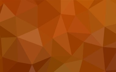 Üçgen zemin parlayan ışık turuncu vektör. Tamamen yeni bir renk illüstrasyon poligonal bir tarzda. Desen için bir marka kitabın zemin.