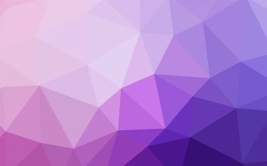 Işık mor, pembe vektör düşük poli doku. Geometrik şekil gradyan ile Origami tarzında. İş tasarımınız için yeni stil.