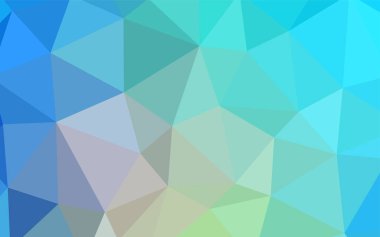 Açık mavi, vektör degrade üçgenler desen sarı. Gradyan ile zarif parlak poligonal illüstrasyon. İşiniz için yeni tasarım.