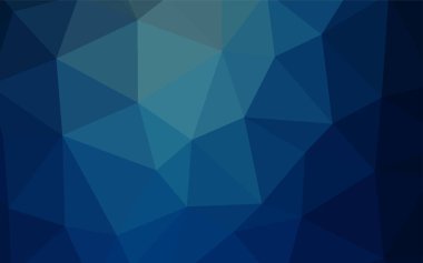 Koyu yeşil, kırmızı parlayan üçgen düzen vektör. Gradyan ile zarif parlak poligonal illüstrasyon. Tamamen yeni bir tasarım sizin broşürü.