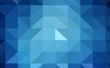 Koyu mavi parlayan üçgen zemin vektör. Üçgenler ile modern soyut resim. Marka kitap için yeni şablon.