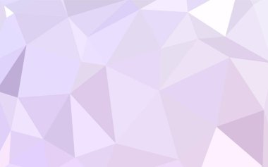 Hafif mor vektör soyut poligonal şablonu. Renkli resimde üçgenler ile soyut tarzda. Tamamen yeni bir tasarım sizin broşürü.