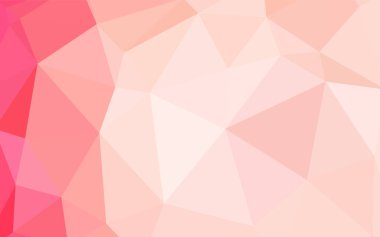 Işık kırmızı vektör poligonal model. Tamamen yeni bir renk illüstrasyon poligonal bir tarzda. Marka kitap için yeni şablon.