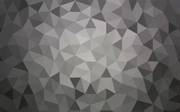 Modello Poligonale Astratto Vettoriale Grigio Chiaro Illustrazione Geometrica Stile Origami — Vettoriale Stock