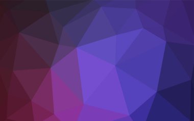 Hafif pembe vektör degrade üçgenler desen. Geometrik şekil gradyan ile Origami tarzında. İşiniz için yeni tasarım.