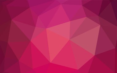 Işık mor, pembe vektör soyut mozaik arka plan. Üçgenler ile renkli soyut resimde. Tamamen yeni bir tasarım sizin broşürü.