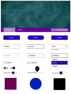 Koyu mavi, kırmızı gökyüzü yıldızlarla stil rehberi vektör. Arka plan üzerinde renkli stil rehberi yıldız ile. Bu örnek için sitesidir.