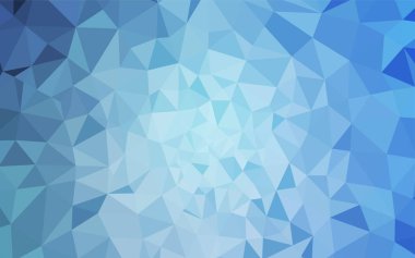 Üçgen zemin parlayan ışık mavi vektör. Geometrik şekil gradyan ile Origami tarzında. Web siteniz için köşeli tasarım.