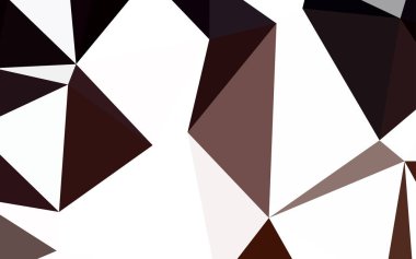 Koyu kırmızı vektör arka plan poligonal. Renkli resimde üçgenler ile soyut tarzda. İşiniz için en iyi üçgen tasarım.