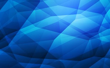 Koyu mavi vektör zemin Çokgen. Üçgenler ile renkli soyut resimde. İşiniz için yeni tasarım.