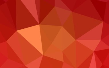 Işık turuncu vektör soyut poligonal model. Gradyan ile poligonal soyut resim. Senin arka plan için dokulu deseni.