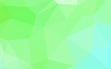 Işık yeşil vektör düşük poli kapak. Gradyan ile poligonal soyut resim. İş tasarımınız için yeni stil.