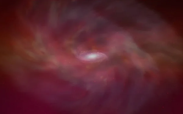 Plantilla Vectorial Rojo Oscuro Con Estrellas Espaciales Ilustración Abstracta Brillante — Vector de stock
