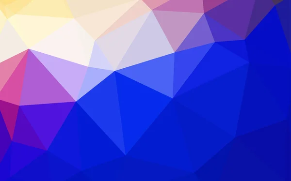 Light Pink Blue Vector Polygon Abstract Backdrop Creative Illustration Halftone — Stock Vector