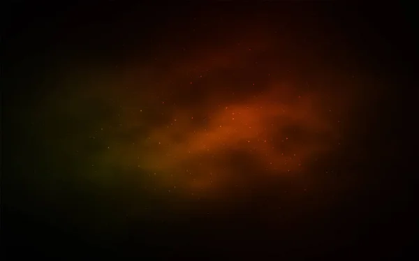 Donkerrode Vectorachtergrond Met Melkwegsterren Glitter Abstracte Illustratie Met Kleurrijke Kosmische — Stockvector