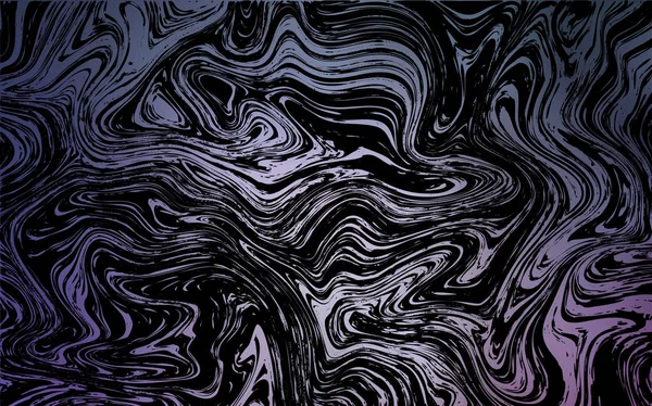 Dunkelviolette Vektorschablone Mit Lavaformen Farbenfrohe Illustration Abstrakten Marmorstil Mit Farbverlauf — Stockvektor