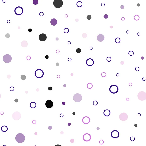 Světle Fialová Růžové Vektorové Plynulé Textury Disky Glitter Abstraktní Ilustrace — Stockový vektor