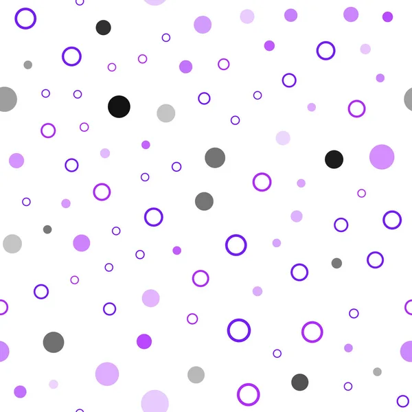Светло Фиолетовая Векторная Безseamless Текстура Дисками Современная Абстрактная Иллюстрация Красочными — стоковый вектор