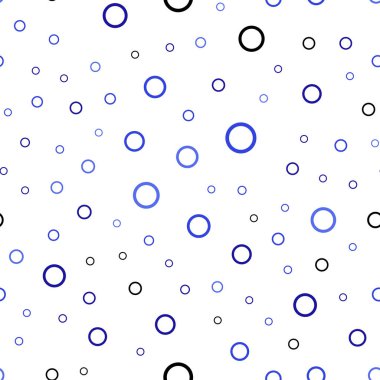 Açık mavi, kırmızı vektör küreler ile seamless modeli. Bulanık damla Glitter soyut Illustration yağmur. Desen-ebilmek var olmak kullanılmış için reklam, broşür.